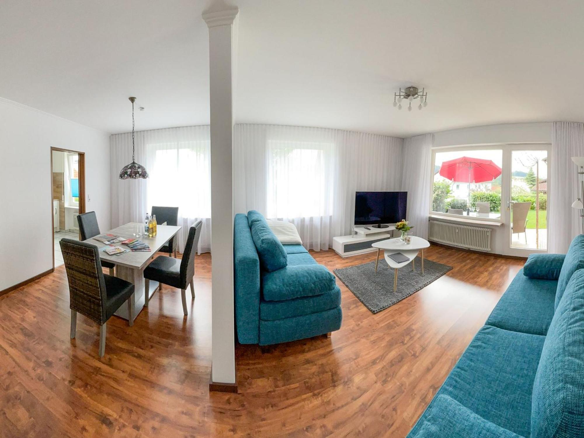Ferienwohnung Am Alpenblick 5 林道 外观 照片