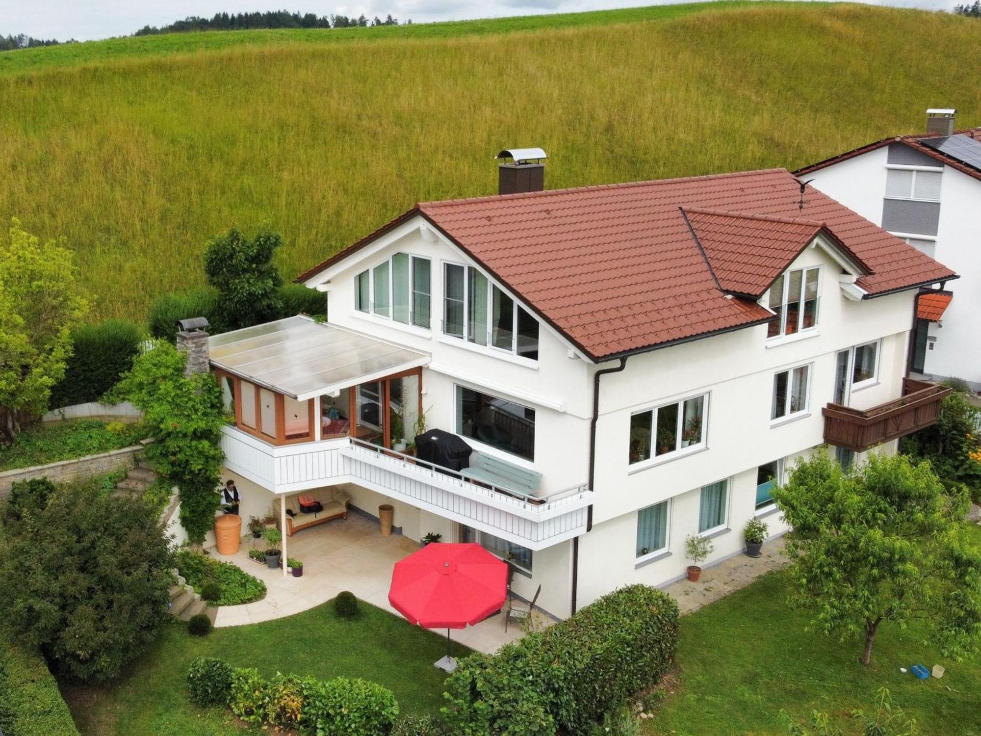 Ferienwohnung Am Alpenblick 5 林道 外观 照片