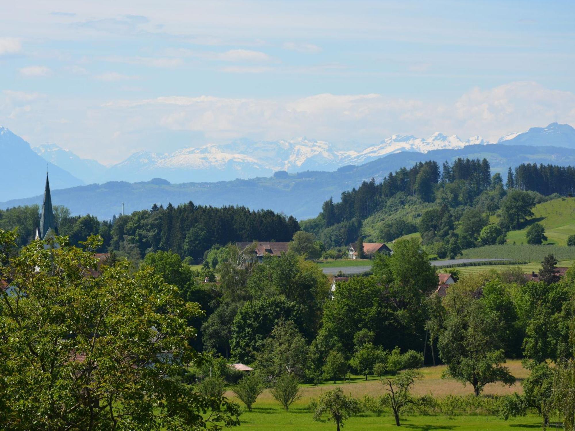 Ferienwohnung Am Alpenblick 5 林道 外观 照片